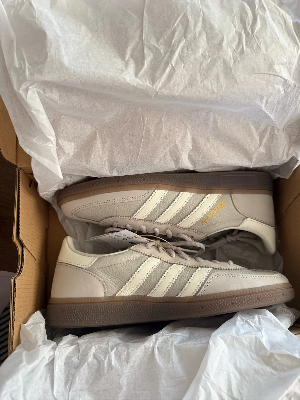 adidas Handball Spezial Wonalu Off White Gum Size 7.5